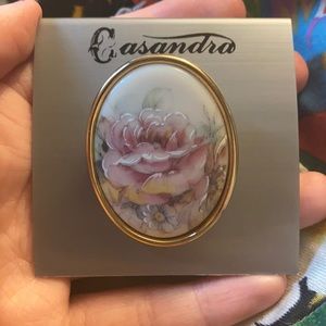 Vintage floral pin